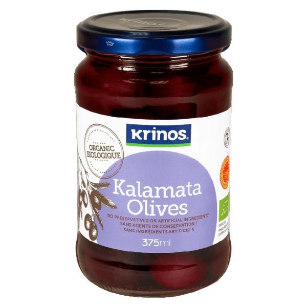 Krinos Kalamata Organic Olives 375ml